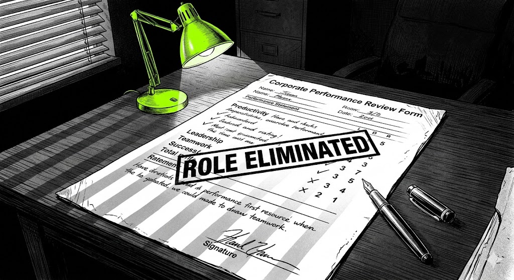 You Didn't Lose Your Job Because You Underperformed